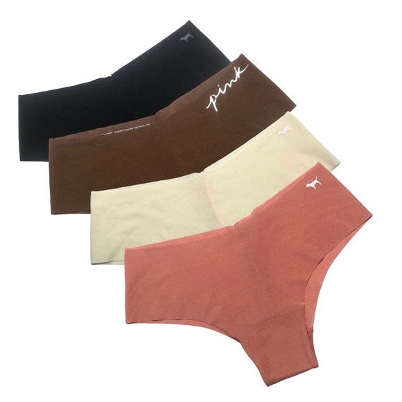 PINK Victoria's Secret Other - Victoria's Secret PINK No Show Seamless Cheekster Panty Bundle of 4 Pairs